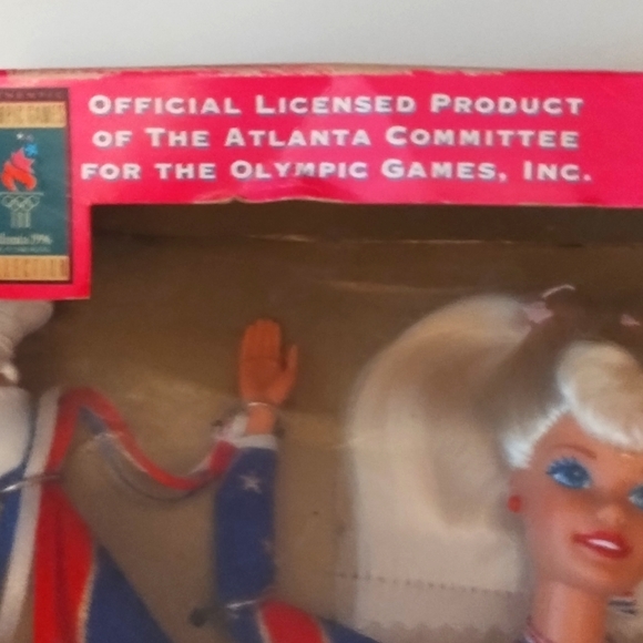 Vintage Barbie- 1996 MATTEL Olympic Gymnast - Atlanta still in box - Picture 7 of 10